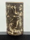 Intaglio Stone Bead near Eastern Historical Seal Amulet  Size 5x3 Cm