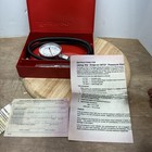 Snap-on Tools Mt37 Oil Pressure Gauge Set   Adapters New Old Stock From 1995 u