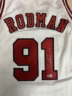 Dennis Rodman Chicago Bulls Autographed Jersey  91 Jsa Certified Auto Adult Xl 