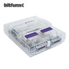 Replacement Plastic Housing Shell Case For Super Nintendo Snes Translucent