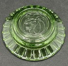Mgm Grand Hotel   Casino Vintage Green Glass Ashtray  Las Vegas Nevada 