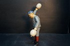Antique Gentleman Ball Twerling Boy German Made Gunthermann Works Wind Up Toy
