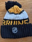 Boston Bruins Beanie Knit Pom Winter Nhl Hat New