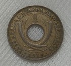 1914 H East Africa   Uganda Protectorates 1 Cent Coin Xf 