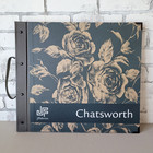 Wallpaper Sample Book Arts Crafts Jf Chatsworth Floral Stripes Roses