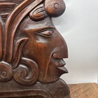 Vintage Hand-carved South American Tribal Wall Hanging 14   x17   head Bust Native