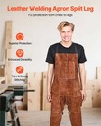 Vevor Leather Welding Apron Split Leg Heavy Duty Flame Resistant Cowhide Xl-size