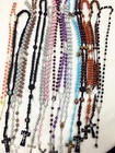 Best Seller-12pc Mix Lot Wholesale Religious Full Rosary Crucifix Cross 