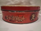 Vtg 1953 Commemorative Biscuit Tin Celebrating Coronation Of Queen Elizabeth Ll