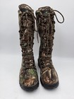 Redhead Ladies Camo Tall Lace-up Camo Snake Proof Boots Hike Lightweight Size 7m