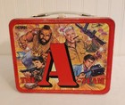 Vintage Metal Lunch Box With Thermos 1983 The A - Team  Featuring Mr  T 