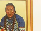 Vintage Indian Picture Turtle And Setting Mou Glacier National Parl Winold Reiss