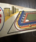 1970s Chicago Cubs Early Baseball 29    Vintage Pennant Wrigley Field Felt Banner