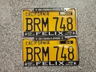 1956 California License Plates  1956  Authentic  Dmv Clear Guaranteed 