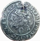 Lithuania Silver Grosz Km  32 1627 Rare  Scarce In The Us 