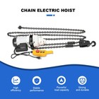 2200lbs  1 Ton Electric Chain Hoist Single Phase Hoist Crane 10 Ft Chain 110v