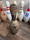 Unique One-of-a-kind Historical Bowling Pin Collection   Framed Photo