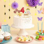 24th Birthday Candles Track Number Candles Red 3d Design Cake Decoration