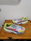Puma Women s Cell Plasmic Shoe White Yellow Alert-milky Blue  Sz 5 5c 192637-02