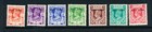 Burma Kgvi 1945 British Military Administration Set Sg35-50 Light Mounted Mint