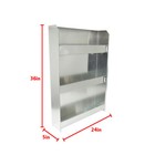 Aluminum Cabinet Shelf Holder 36 x24 x5  Trailer Organizer Wall Mount