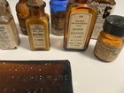 12 Vintage Medicine Bottles - Early 19th Century Estimated