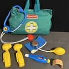 Fisher Price Vintage 2004 Medical Kit Doctor Nurse Bag Pretend Play Set