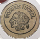 Vintage Old Pueblo Coin Exchange Tucson  Az Wooden Nickel -  1 Arizona Token