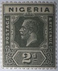 Travelstamps  1914 Nigeria Stamps Scott  23 Sg 20 2d  Mint Og Never Hinged  Mnh