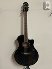 Yamaha Apx600 Black 6-string Acoustic-electric Cutaway Guitar Rh W  Strap