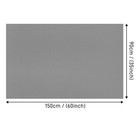 3mm Gray  Automotive Flat Knit Headliner Fabric With Foam Backing Car 60  Wide