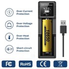 Battery Charger Lcd Intelligent Charger Li-ion Battery 18650 Aa aaa c sc f6 Case