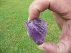 2 Lbs Of Amethyst Mine Run Rough From Brazil - Cutting  Cabbing  Tumble Rocks