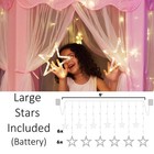 Princess Castle Play Tent With Star Lights - For Girls Age 3-7  Encourages Im   