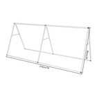 Large Poster Stand Double Sided Floor Standing A-shaped Sign Holder 7x3ft New