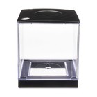 Plastic 0 75 Gallon Aquarium Fish Tank Black 6 02 l X 6 02  w X 7 08  h