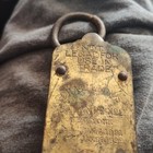 Antique 1892 Chatillon Brass Pocket Hanging Scale 50 Lb Not Legal For Trade   