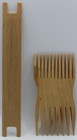 Weaving Comb And 8 Inch Shuttle Set Light Wood Material