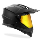 Nwt Dot Dual Sport Mx Motocross Helmet Dirt Bike Atv Matte Black Snowmobile 