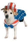 Ruby s Uncle Sam Pet Dog Cat Costume For 4th Of July Halloween Parades Americana