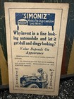 Simons Simoniz Vintage Advertising Trade Card Chicago Il