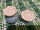       vintage 1960   s Lot Of 2 Cream   Powder Sachet Jars Here   s My Heart