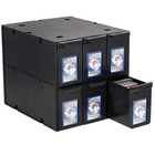 Bcw 6 Drawer Graded Card Catalog - Black