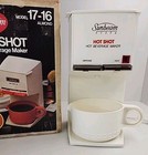 Vtg Sunbeam Hot Shot Beverage Maker Almond 17-16 New With Box
