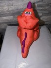 Vintage Fisher Price Baby Dino Puffalump Plush Orange Pink Dinosaur Squeaks