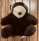 Vintage Dakin Pillow Pets Dark Brown Bear 1982 Plush Plushie Stuffed Animal
