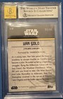 2021 Topps Star Wars Stellar Autograph Harrison Ford  40 Bgs 9 Auto 10   