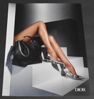 2014 Print Ad Sexy Fashion Heels Long Legs Lady Dior Feminine Smooth Thighs Art
