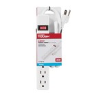 6-outlet Power Strip 2 5 Ft Extension Cord Surge Protector With Etl