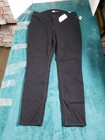 Old Navy Jeans Size 14 Womens Black Pants Ladies Denim Mid Rise Super Skinny Nwt